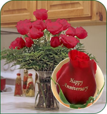 24 Roses - Happy Anniversary
