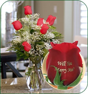 6 Roses - Will You Marry Me?