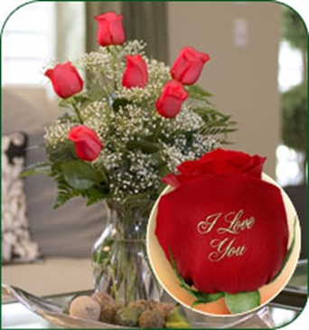6 Roses - I Love You